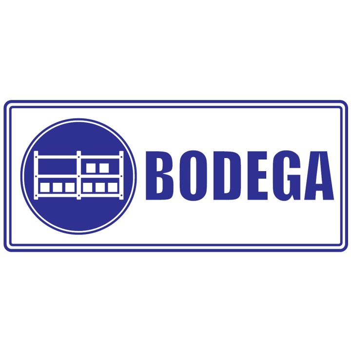 Señal Bodega 30X15