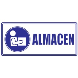 Señal Almacen 30X15