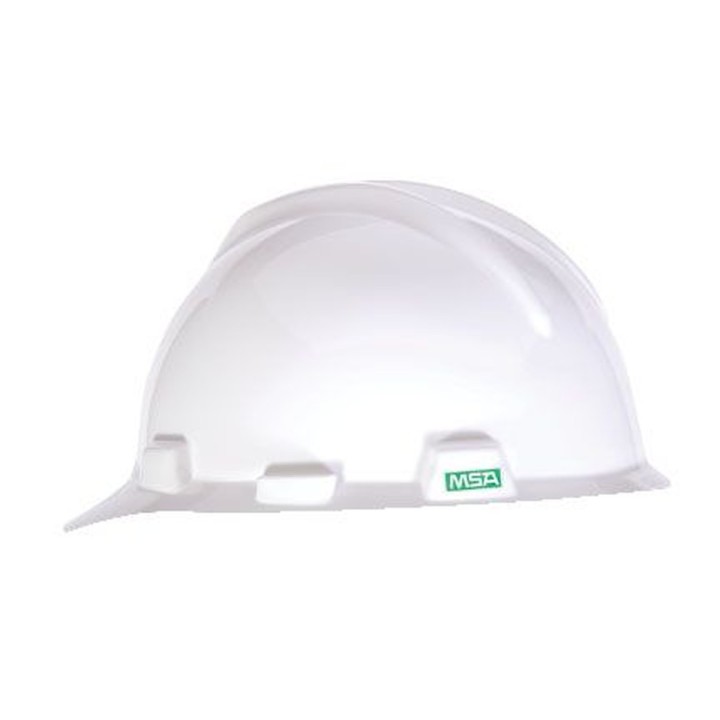 Casco MSA V-GARD Tipo Cachucha Blanco Suspension Fastrac Rachet