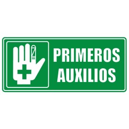 Señal Primeros Auxilios 30X15