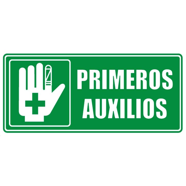 Señal Primeros Auxilios 30X15