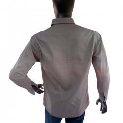 Camisa Dril Manga Larga Hombre