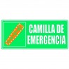 Señal Fotoluminiscente Camilla Emergencia 30X15