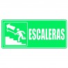 Señal Fotoluminiscente Escalera Subiendo Izquierda 30x15