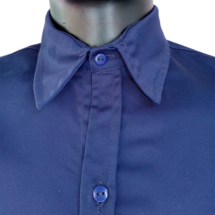 Camisa Dril Manga Larga Hombre