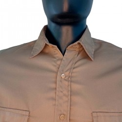 Camisa Dril Manga Larga Hombre