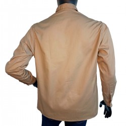 Camisa Dril Manga Larga Hombre