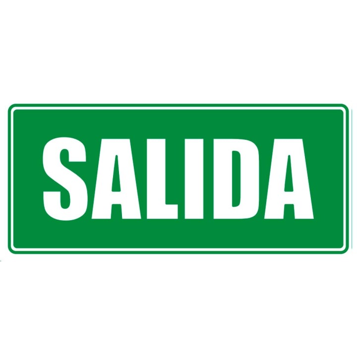 Señal Salida 30X15