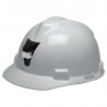 Casco MSA V-GARD Tipo Cachucha Blanco Con Porta Lampara (MInero) Suspension Fastrac Rachet 463403PD/ 286627