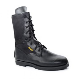Bota Militar Terrano 10Pulg Cuero-Lona S/P