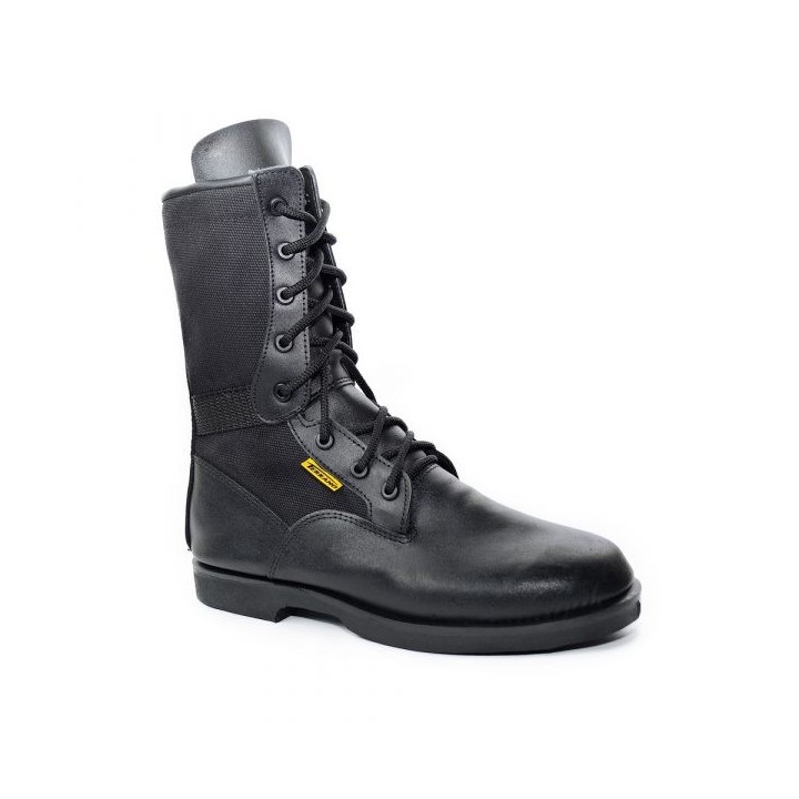 Bota Militar Terrano 10Pulg Cuero-Lona S/P