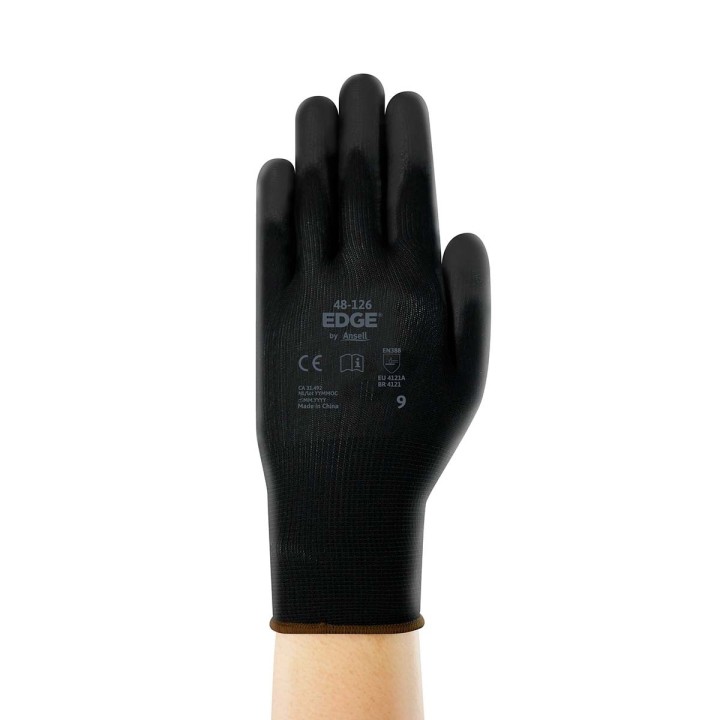 Guante Poliuretano Nylon Edge Sensilite 48-126 Ansell