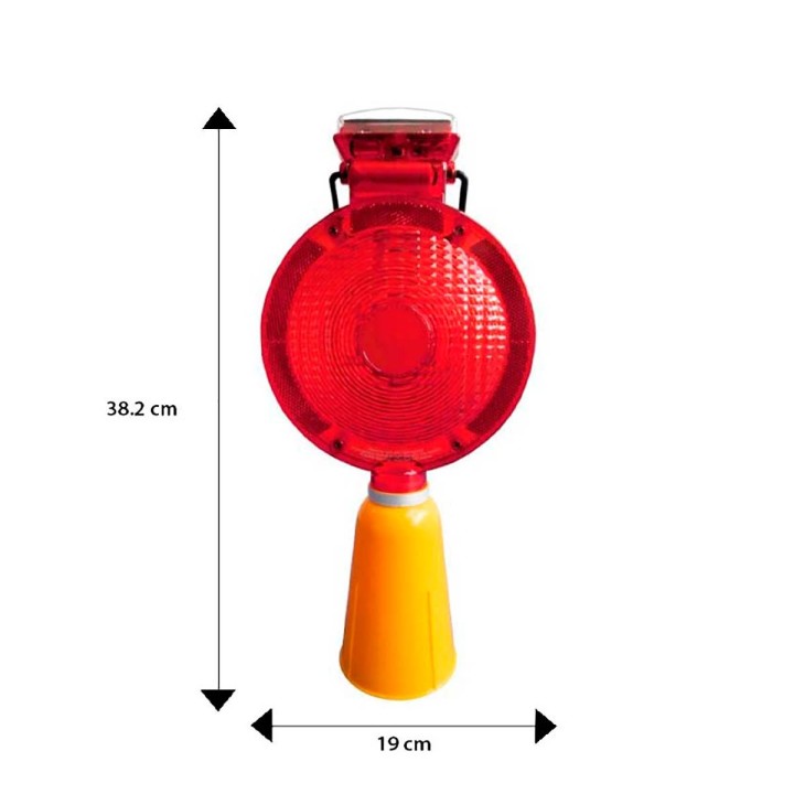 Flasher Cono - Rojo Redondo