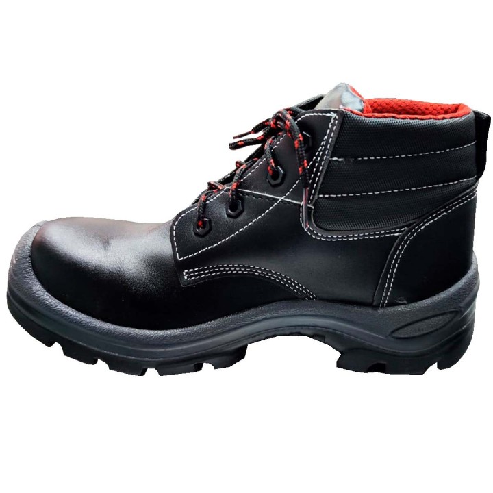 Bota Seguridad Romano Work Negro Dielectrica  Con Puntera y RH