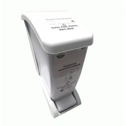 Papelera Pedal 30 Lts Blanco ColPlast