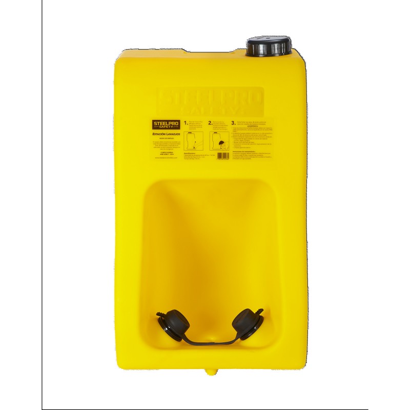 Estacion Lava Ojos Portatil 60 Lts Steelpro