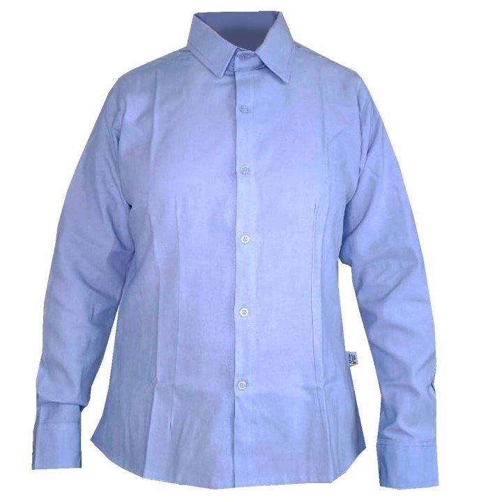 Camisa Oxford Manga Larga Dama