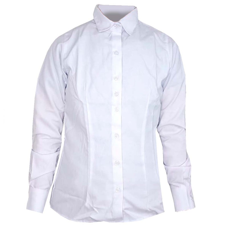Camisa Oxford Manga Larga Dama