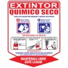 Señal Extintor Quimico Seco 20x25