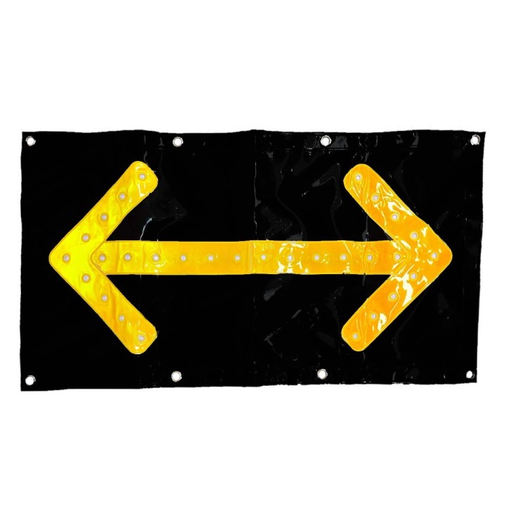 Flecha Magnetica Lona Bidireccional 45x84.5 Cms
