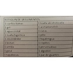 Botiquin Lona 18 Elementos