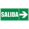 Señal Salida Flecha Derecha 30x15