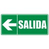 Señal Salida Flecha Izquierda 30x15