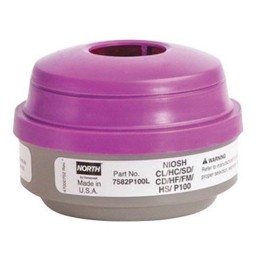 Cartucho North G/acidos y Formaldehido Pqte x2Und honeywell P100 7582P100L
