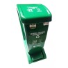 Papelera Pedal 30 Lts Verde ColPlast