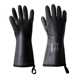 Guante Ultrasafe Neotherm Kevlar Negro 13 Pulg Altas Temperaturas Neopreno 350 Grados Steelpro