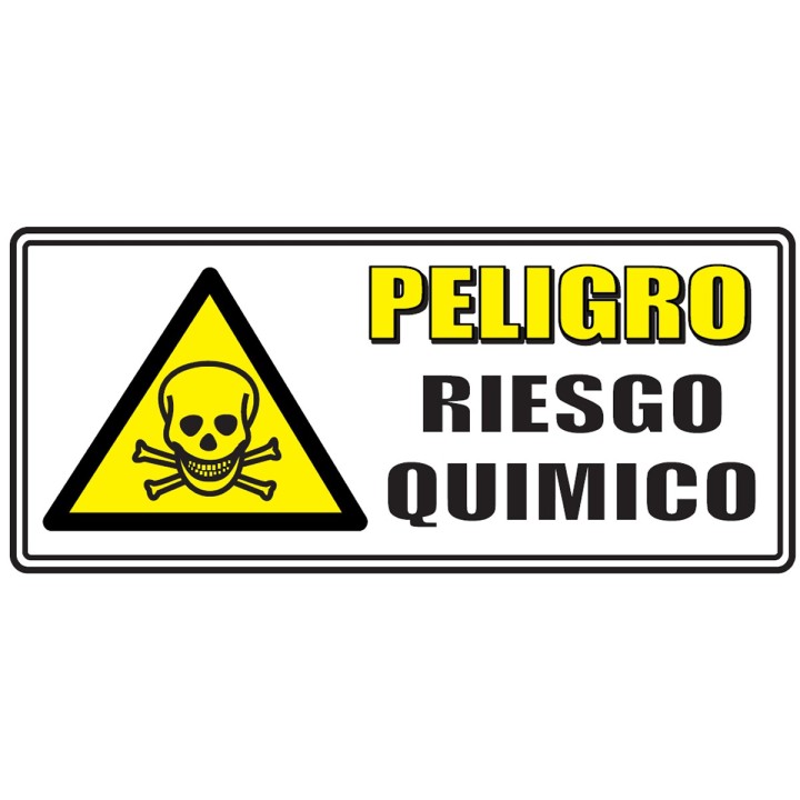 Señal Riesgo Químico 30x15