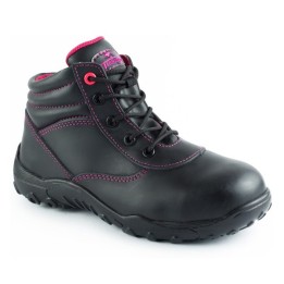 Bota Seguridad Terrano Dama Cementada Café 7002