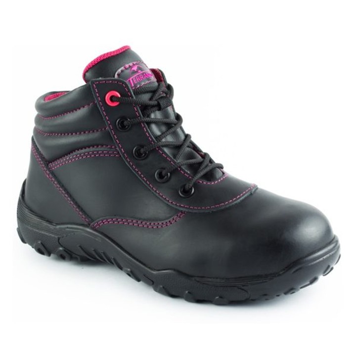 Bota Seguridad Terrano Dama Cementada Café 7002