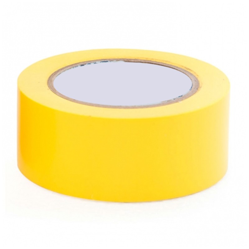 Cinta Demarcacion Amarilla 16 Mtrs x 5 cm Adhesivo Gen