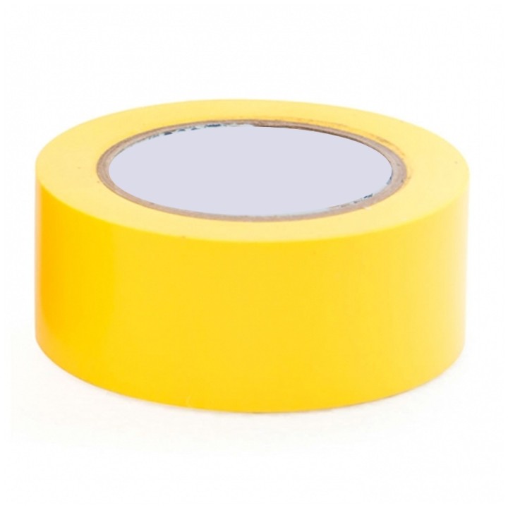 Cinta Demarcacion Amarilla 16 Mtrs x 5 cm Adhesivo Gen