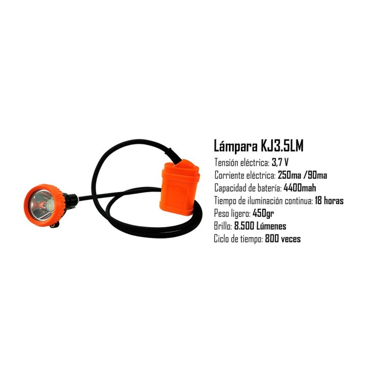 Linterna Minera KJ3.5LM