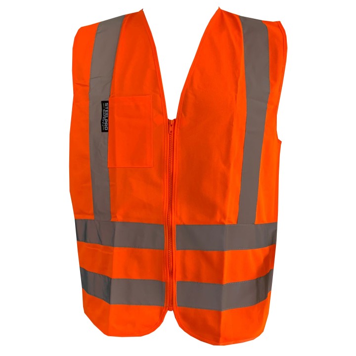 Chaleco Reflectivo Naranja Steelpro