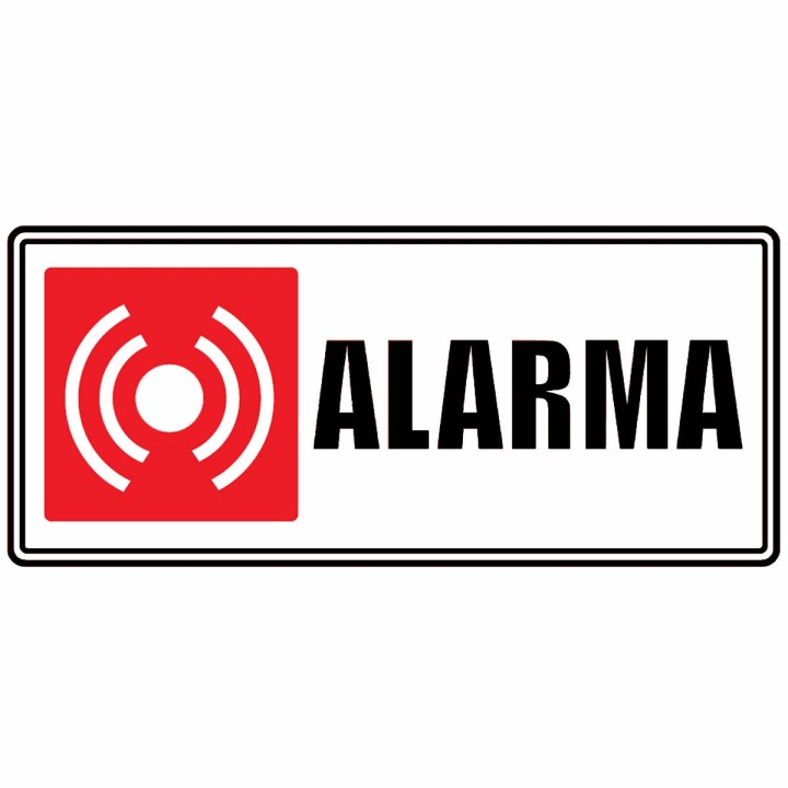 Señal Alarma 30x15
