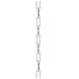 Cadena Plastica Blanca (Metro 21 Eslabones)