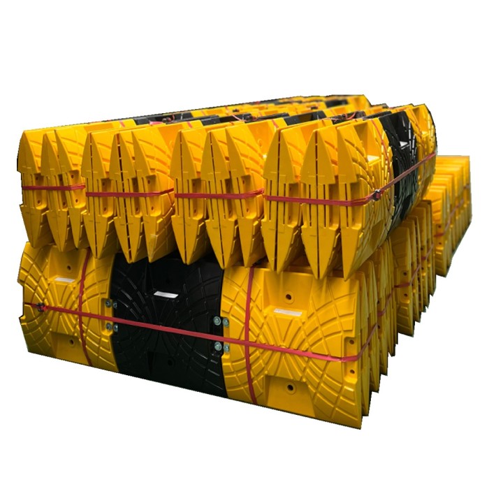Reductor Velocidad Trafico Pesado 105x35x5Cm Amarillo-Negro ST