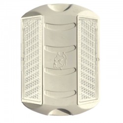 Tacha Reflectiva Ojos de Gato Bidireccional Con Espigo