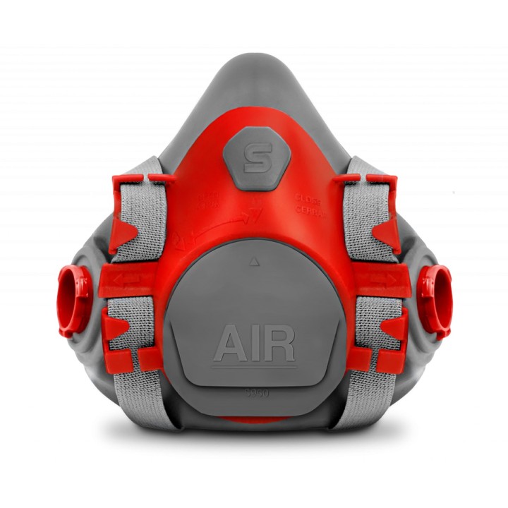 Respirador Air Safety Media Cara Silicona Talla M S950M