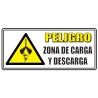 Señal Peligro Zona de Carga y Descarga 30x15
