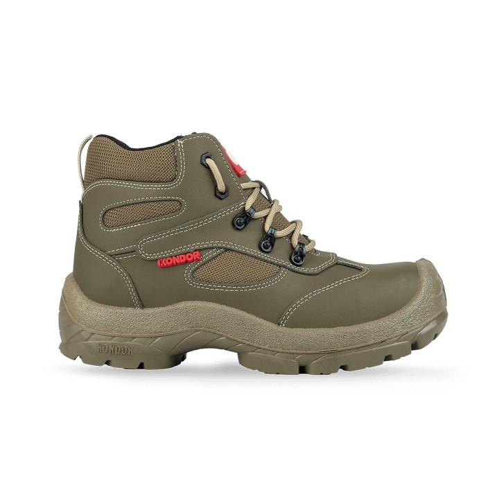 Bota Seguridad Kondor Sigma Tridensidad Olivo con Puntera