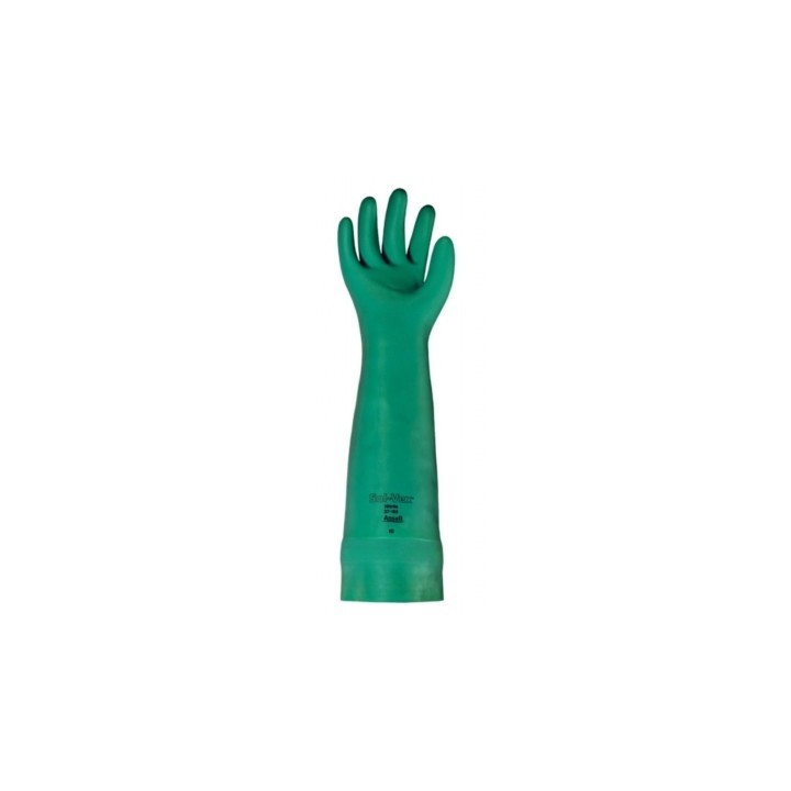 Guante Nitrilo Solvex 22 18" 37185-8