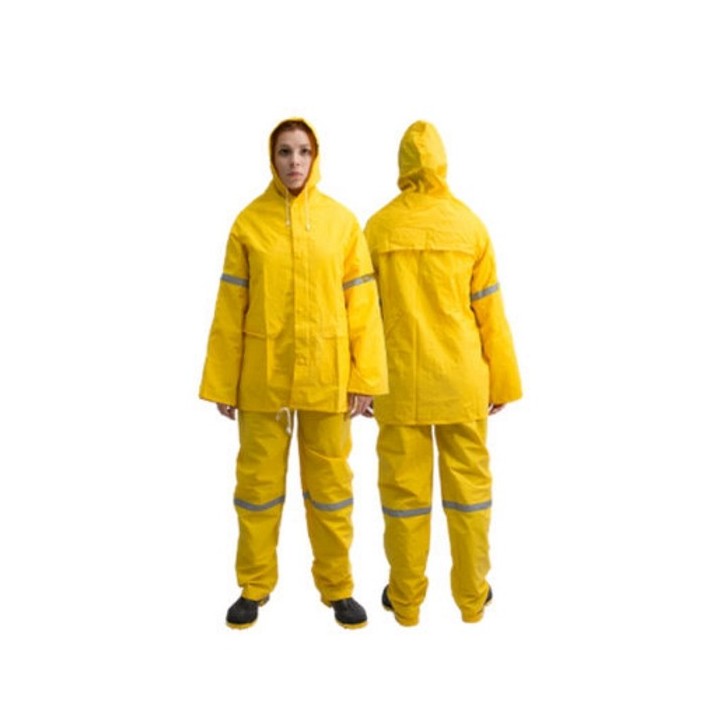 Impermeable Conjunto Chaqueta Cierre Broches Pantalon Bolso/Zapaton Suela Cal 16
