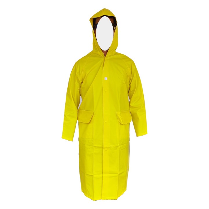 Abrigo Capucha Impermeable Calibre16 Sin Reflectivo
