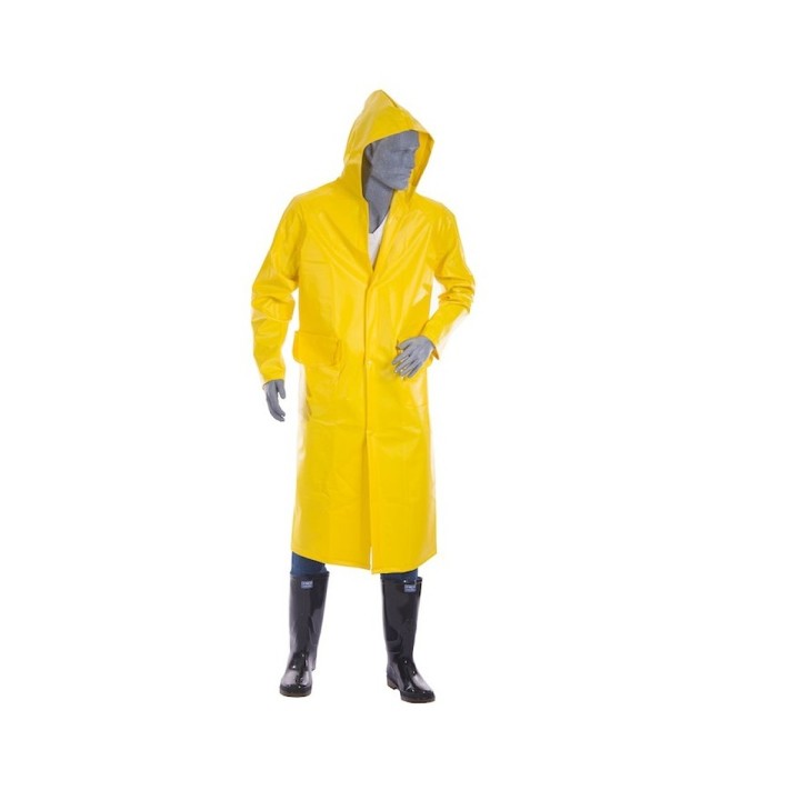 Abrigo Capucha Impermeable Calibre16 Sin Reflectivo