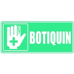 Señal Fotoluminiscente Botiquin 30x15