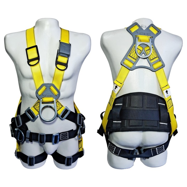 Arnes Multiproposito 4 Argollas en X con Soporte Lumbar  Linktech LT4C-S
